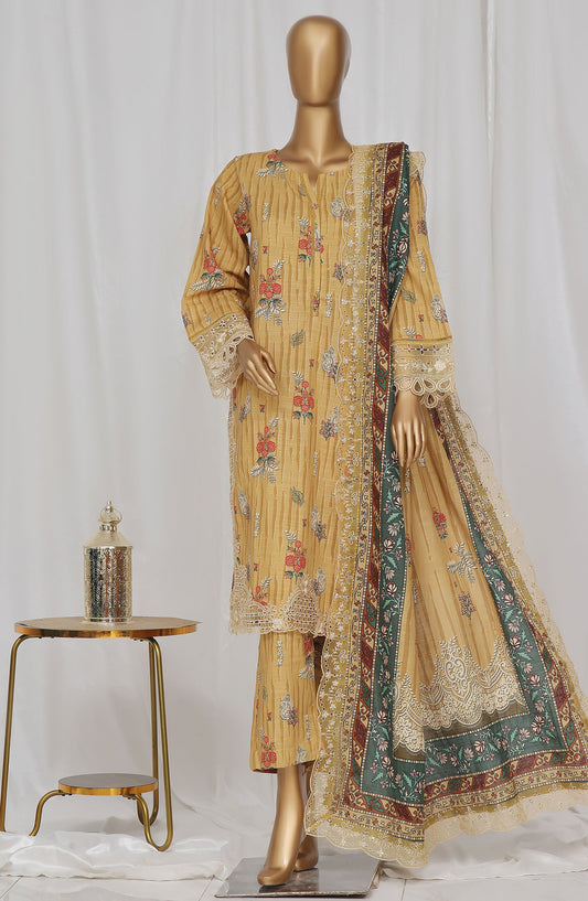 SADABAHAR Khaddar Embroidered Collection With EMB Dupatta Vol 3 D-02